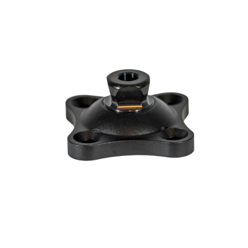 4 Hole Connector, Pyramid, Al, Black
