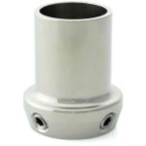 30mm rør med hunn-adapter, kort
